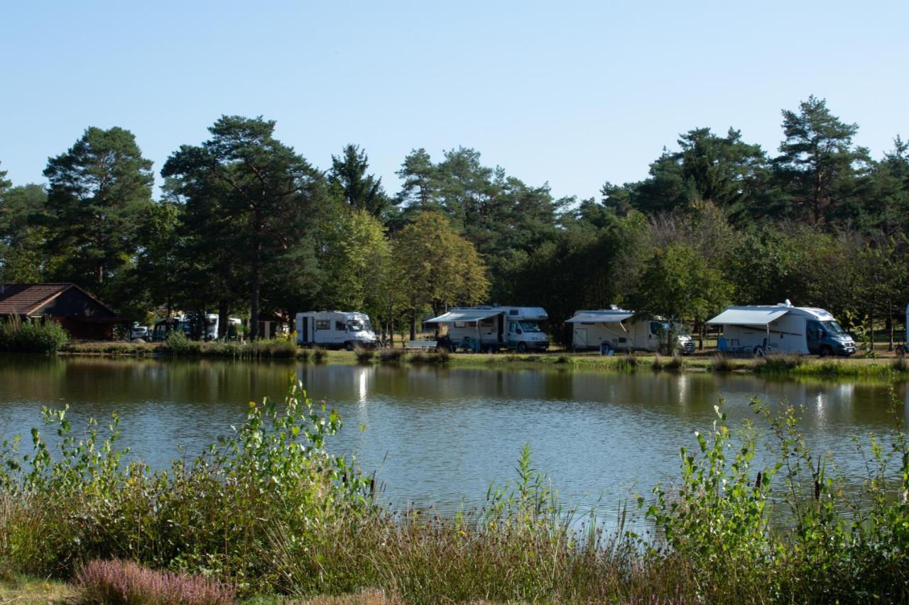 Naturcamping Lueneburger Heide - Chalets & Tiny Haeuser Soltau Luaran gambar