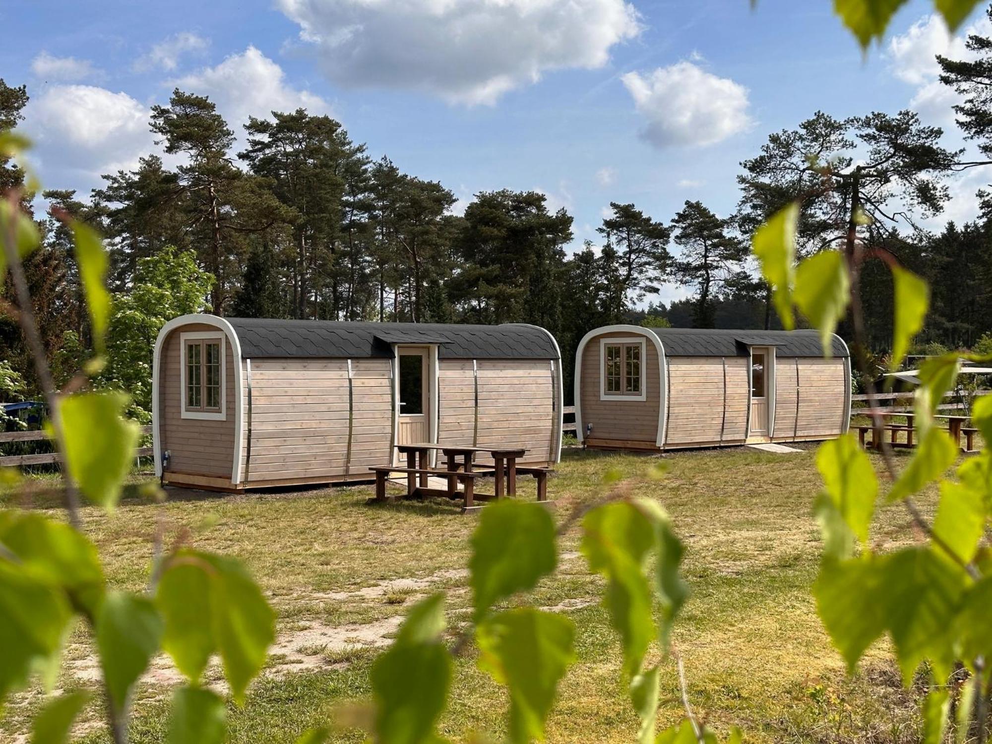 Naturcamping Lueneburger Heide - Chalets & Tiny Haeuser Soltau Luaran gambar