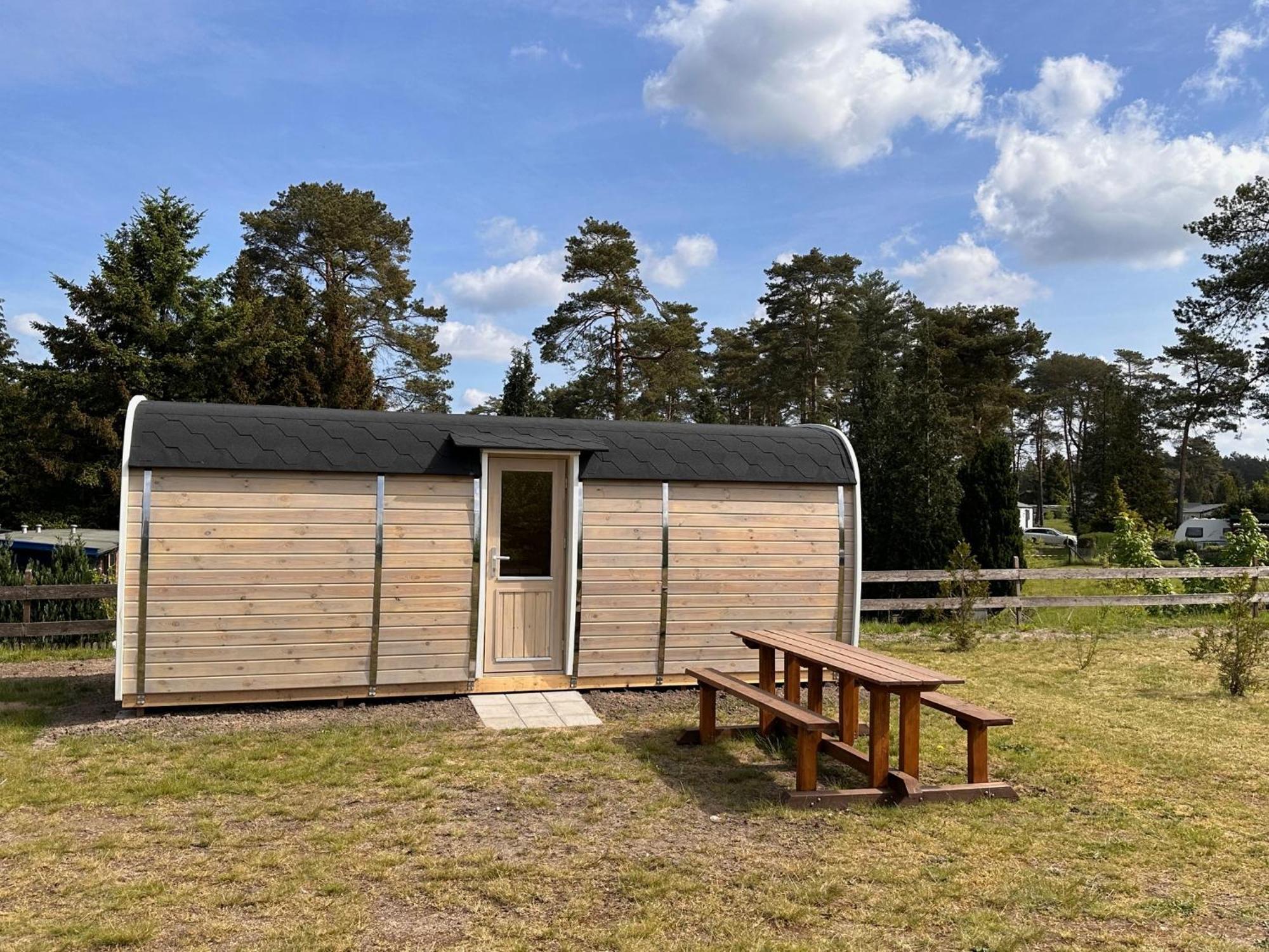 Naturcamping Lueneburger Heide - Chalets & Tiny Haeuser Soltau Luaran gambar